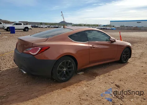 2013 Hyundai Genesis Coupe 3.8L from USA, damaged, VIN KMHHU6KJ0DU089434
